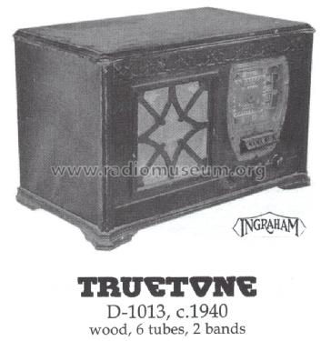 Truetone D1013 ; Western Auto Supply (ID = 1482835) Radio