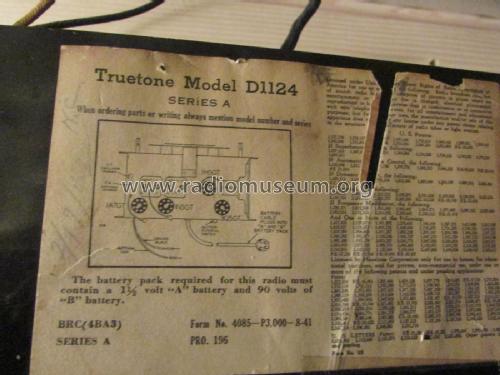 D1124 Truetone ; Western Auto Supply (ID = 1997047) Radio