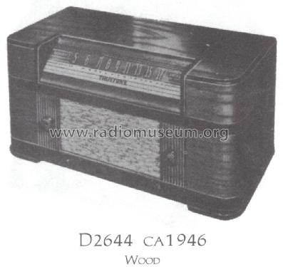 D2644 Truetone ; Western Auto Supply (ID = 1509342) Radio