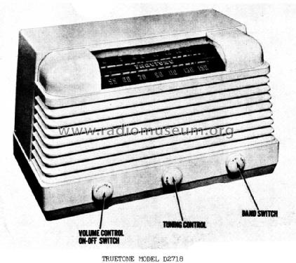 D2718 Truetone ; Western Auto Supply (ID = 889242) Radio