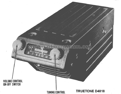 D4818 134DX; Western Auto Supply (ID = 1397472) Car Radio