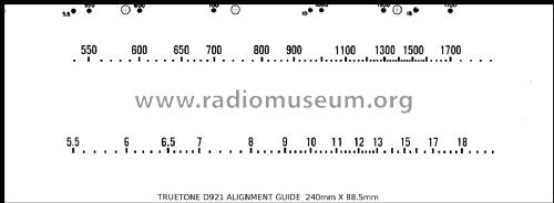 D921 Truetone ; Western Auto Supply (ID = 2544468) Radio