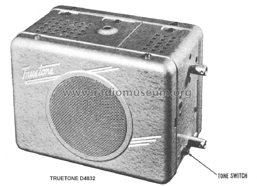 D-4832 Truetone Fact.# 25C22-82; Western Auto Supply (ID = 1408732) Car Radio