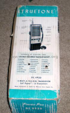 Truetone Solid State Transceiver Power-Pro DC 4920; Western Auto Supply (ID = 1503850) Citizen