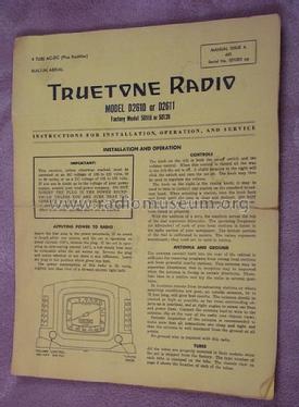 Truetone D2610; Western Auto Supply (ID = 1224426) Radio