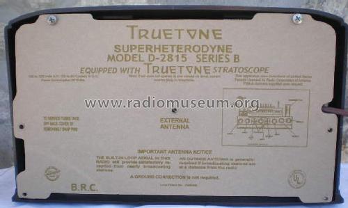 Truetone D2815 Serie B; Western Auto Supply (ID = 986545) Radio