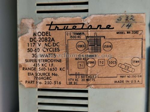 Truetone DC-2082A ; Western Auto Supply (ID = 2757728) Radio