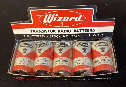 Wizard 9V Battery 7D7600 NEDA 1600; Western Auto Supply (ID = 2829390) Power-S