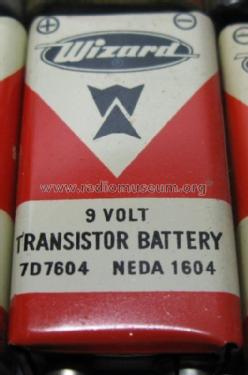 Wizard - 9 Volt Transistor Battery 7D7604 - NEDA 1604; Western Auto Supply (ID = 1727134) Fuente-Al