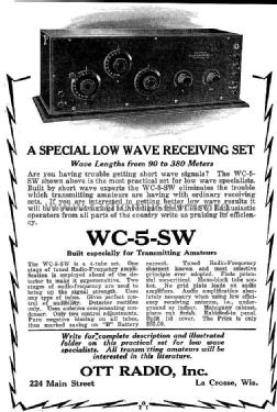 Radiodyne WC-5; Western Coil & (ID = 1000296) Radio