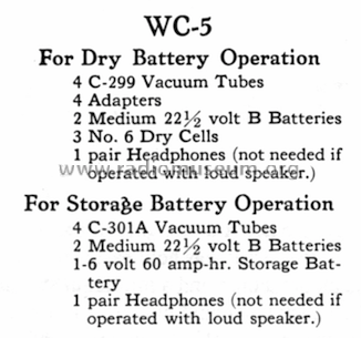 Radiodyne WC-5; Western Coil & (ID = 2802113) Radio