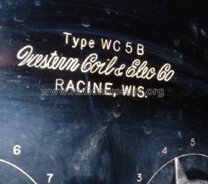 Radiodyne WC-5B; Western Coil & (ID = 1048655) Radio