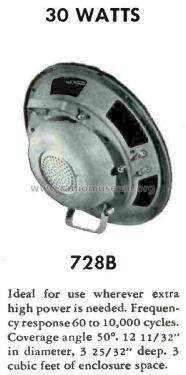 728B; Western Electric (ID = 1792272) Altavoz-Au