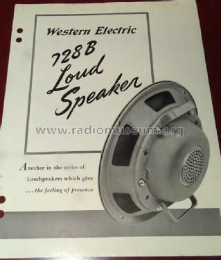 728B; Western Electric (ID = 2807411) Lautspr.-K