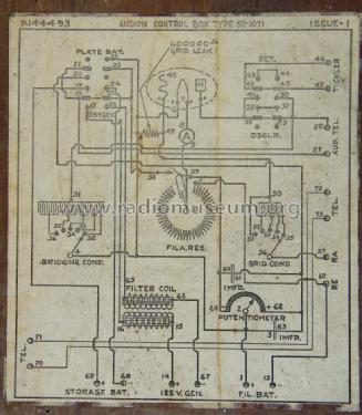Audion Control Box Type SE1070; Western Electric (ID = 994015) mod-pre26