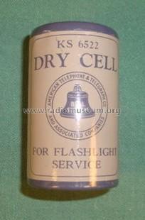 Bell - Dry Cell - For Flashlight Service - Type D KS 6522; Western Electric (ID = 1743485) A-courant