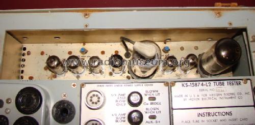 Cardmatic Tube Tester KS-15874-L2; Western Electric (ID = 1296489) Equipment
