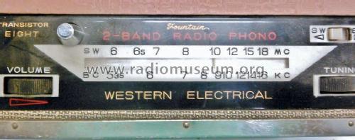 Fountain 2 Band Radio Phono ; Western Electric (ID = 1845395) Radio