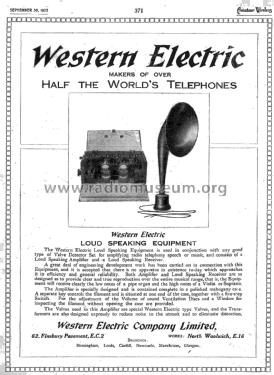 Loud Speaking Amplifier 3121; Western Electric (ID = 3050389) Verst/Mix