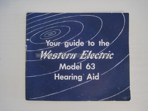 Model 63 Hearing Aid ; Western Electric (ID = 2931749) Medicine