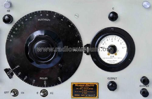 Oscillator 19C ; Western Electric (ID = 1897452) Ausrüstung