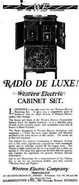 Radio de Lux ; Western Electric (ID = 2207978) Radio