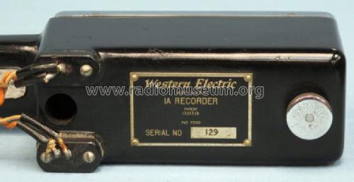 Recorder Cutting Head 1A; Western Electric (ID = 1349600) Divers