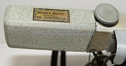 Reproducer 9A; Western Electric (ID = 1863242) Mikrofon/TA