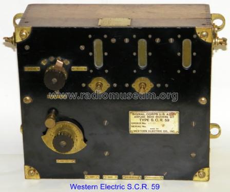 SCR 59 Airplane Radio Receiving Set; Western Electric (ID = 1037868) Mil Re