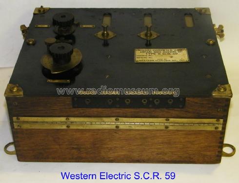 SCR 59 Airplane Radio Receiving Set; Western Electric (ID = 1037871) Mil Re