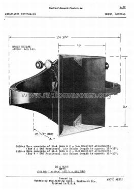 Theater Horn 16A; Western Electric (ID = 998567) Parleur