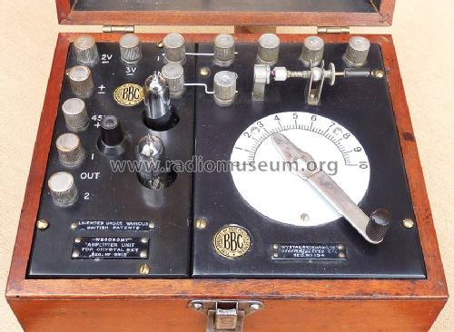 Combination of Crystal set 44001 and LF Amplifier 44001; Western Electric Co. (ID = 1205398) Cristallo