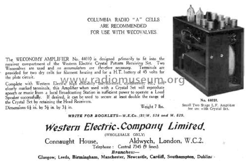 Weconomy Amplifier 44010; Western Electric Co. (ID = 3080766) Ampl/Mixer