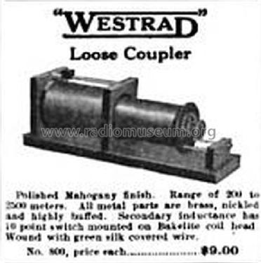 Westrad Loose Coupler ; Western Radio Mfg. (ID = 1387752) mod-pre26