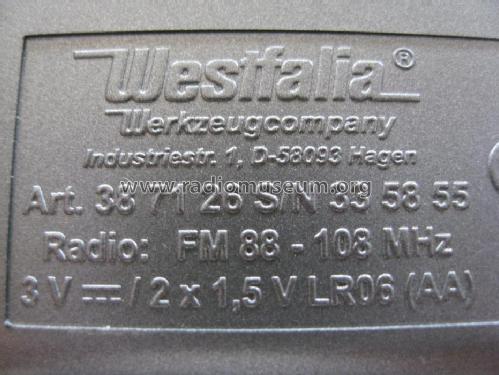 Wetekom Solar 387126; Westfalia, (ID = 824240) Radio