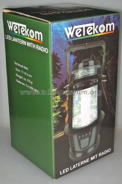 Wetekom LED Laterne mit Radio - LED Lantern with Radio Art. 94 93 85; Westfalia, (ID = 2790361) Radio