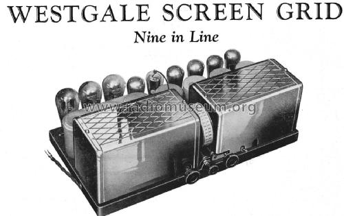 Nine In Line ; Westgale Electric / (ID = 2872690) Radio