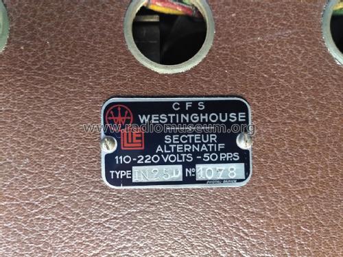 Dictawest IN 25 D; Westinghouse, (ID = 2582856) Sonido-V