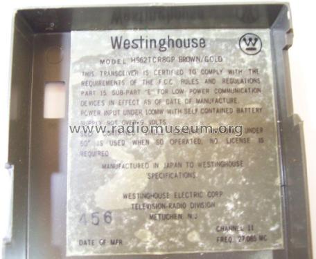 Communicator H962TCR8GP ; Westinghouse El. & (ID = 1736806) Radio