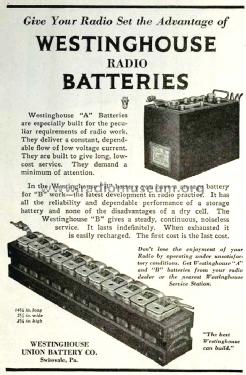 A Battery 6 Volt ; Westinghouse El. & (ID = 1245300) A-courant