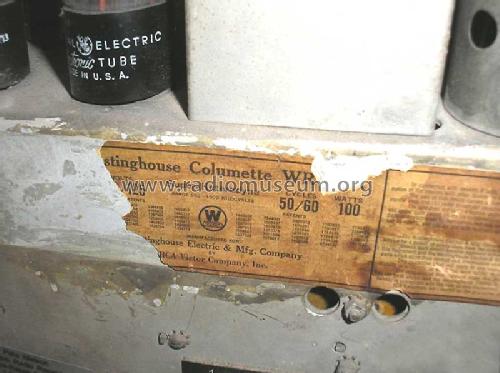 Columette WR10A; Westinghouse El. & (ID = 384774) Radio