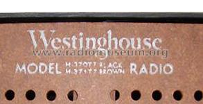 H370T7 Ch= V-2180-8; Westinghouse El. & (ID = 941733) Radio