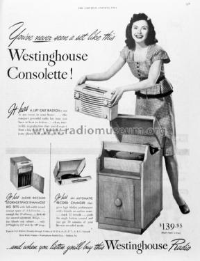 H-171 Consolette Ch= V-2103; Westinghouse El. & (ID = 3035003) Radio