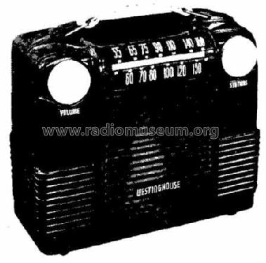 H-185 Ch= V-2131-1; Westinghouse El. & (ID = 370121) Radio