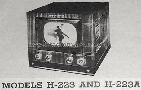 H-223 ; Westinghouse El. & (ID = 800616) Télévision