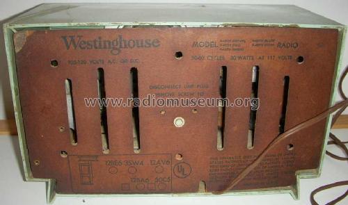 H-433T5 Ch= V-2189-2; Westinghouse El. & (ID = 1291192) Radio