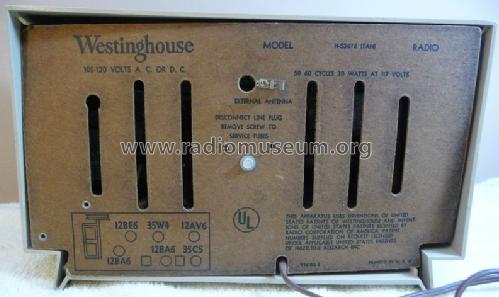 H-536T6 Ch=V-2189-7; Westinghouse El. & (ID = 1045605) Radio