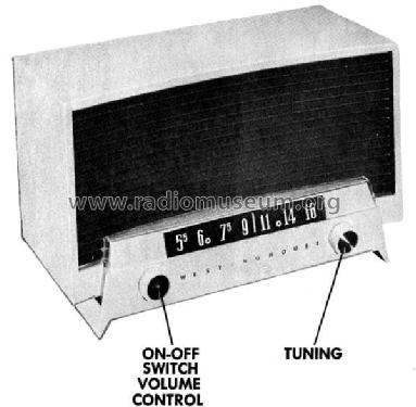 H-536T6 Ch=V-2189-7; Westinghouse El. & (ID = 512073) Radio