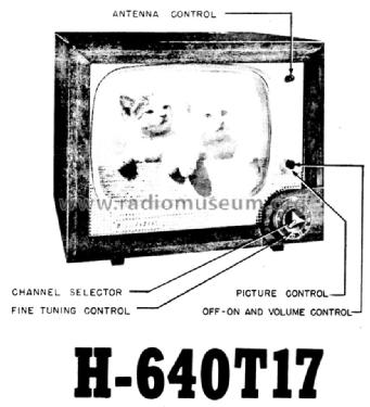 H-640T17 Ch= V-2192-5; Westinghouse El. & (ID = 1203734) Télévision