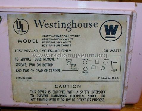 H-710T5 Ch= V-2398-2; Westinghouse El. & (ID = 1206708) Radio